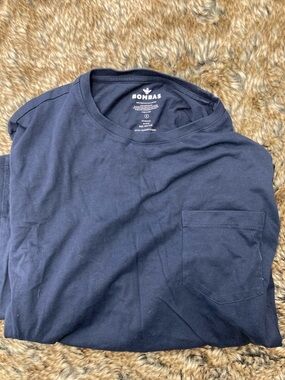 Bombas Men's Navy Short-Sleeve Pocket Tee